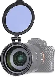 Generic R-82 82mm Rapid Filter System Camera Lens ND Filter Metal Adapter Ring Compatible with DSLR Cameras