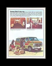 1979 Chevy Caravan - Matted for 11x14 Frame