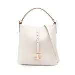 [Tod's] Tod's Mini T Timeless Leather Bucket Bag ONE SIZE NEUTRALS