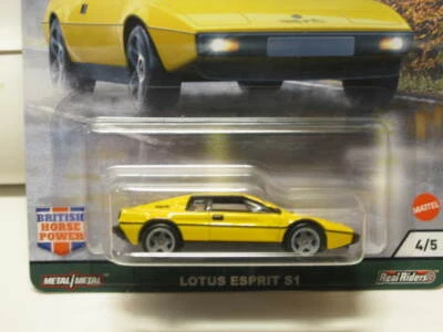 HOTWHEELS CAR CULTURE-BRITISH HORSE POWER LOTUS ESPRIT S1 NEW!