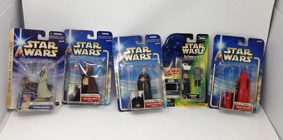 Vintage Set of 5 Star Wars Action Figures NEW SEALED MADE CANADA