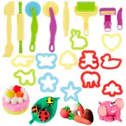 Color Plasticine Modelling DIY Smooth Clay Dough Tools for Kids Practice♜