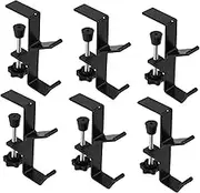 BIUDECO Holiday Decor Hooks 6 Pack Heavy Duty Fireplace Stocking Holders Rustic Christmas Wreath Hangers Wall Mantel Decorations for Xmas