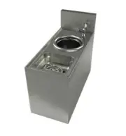 BK Resources UB-SS8 8" x 18" x 15" Stainless Steel Underbar Speed Station