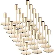 Candle Holders Bulk Taper Candlesticks Holders Set Modern Decorative Metal Candelabras for Wedding Anniversary Home Dinning Table Centerpiece Xmas Party Decor(Gold,24 Pcs)