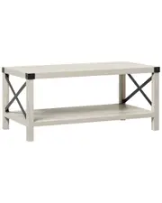 Walker Edison 40in Metal X Coffee Table