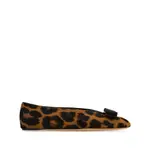 [Ferragamo] Ferragamo Vara Ballerina Shoes 8 US BROWN