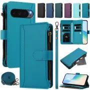 For Google Pixel 10 9 Pro XL 9A 8A 7A 6A 5A Wallet Purse Case Leather Flip Cover