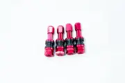 4 Aodhan V1 Bolt On Red Valve Stems Fit Fiat Ford Honda Hyundai Infiniti Bmw