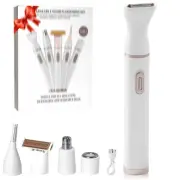 Women Face Epilator, 5 in 1 Epilator Hair Removal for Women, Electric Recharg...