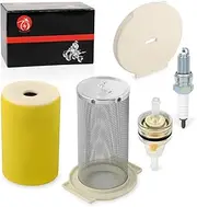 Air Filter & Guide End Cap Kit Spark Plug For Yamaha Big Bear 350 Moto-4 250 350 YFM350 Timberwolf 250 YFB250 1987-2000 Kodiak 400 YFM400FW 1993-1999