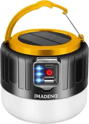 2023 Upadte Solar Lantern Flashlights Charging for Phone, USB Rechargeable Le...