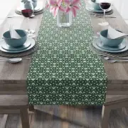 St. Patrick's Day Table Runner, Irish Home Decor, Green Celtic Knot, Dining Room