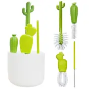 4pc Boon Cacti Baby Bottle Brush Set Cleaning/Washing Nipple/Straw Brushes