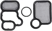 15815-RAA-A02 15845-RAA-A01 91319-PAA-A01 VTEC Solenoid Gasket Spool Valve Filter Screen Gasket Fits for Honda Civic CR-V Accord Acura RSX RDX TSX
