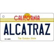 Alcatraz California State License Plate Tag Key Chain KC-4889