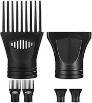 Beavorty Hair Dryer Nozzle Attachment 6pcs Professional Nozzles Brush Blow Dryer Diffuser Set