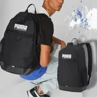 在飛比找momo購物網優惠-【PUMA】包包 Plus Backpack 男女款 黑 筆