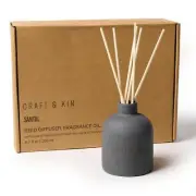 Reed Diffuser Set - Santal Woods, Reed Diffusers for Home with Fragrance Stic...