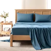 Comfort Spaces Queen Cooling Sheets, Moisture Wicking Coolmax Sheets, Soft, C...