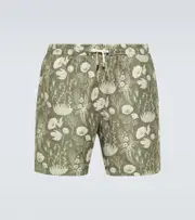 [Sunspel] Sunspel Katie Scott printed swim trunks UK 34 grey