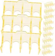 TOVINANNA Hairdressing Perm Rods Rack 12pcs Hair Roller Stand Plastic Hair Curlers Holders for Salon