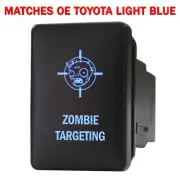 ZOMBIE TARGETING 902NB Push switch 12volt For Toyota OEM Tacoma LED NEW BLUE (for: Toyota)