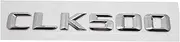 SCPCKZETZN Car Tail Trunk Emblem Sticker Auto Old Style Letter Badge Decoration Fit for Mercedes Fit for Benz CLK Class CLK350 CLK430 CLK500 CLK550(CLK500-Silver)