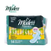 3X/6X Modess Basic Cottony Soft Ultra Thin With Wings Regular Sanitary Pads Set