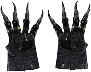 [ABOOFAN] Realistic Claw Gloves for Men's Halloween Costumes Cosplay Props for Parties Events