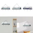 Wooden Welcome Hook Rack Decorative Wooden Coat Rack for Entryway Front Door