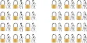 Binxind 24 Pack Mini Padlock Small Padlock Solid Brass Locks with 3 Key for Luggage Lock,Backpack,Gym Locker Lock,Suitcase Lock