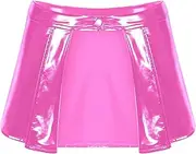 [GRRKDFQ] Women's Erotic Costumes Open Front One Button Bodycon Skirts