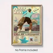 Tyler The Creator Canvas Call Me If You Get Lost Sign Poster Print 30cm X 40Cm