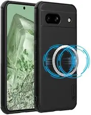 [Jarttarn] Case Compatible with Google Pixel 8A 5G Frosted Shield Pro Shockproof Magnetic Wireless Charging Back Cover for Pixel 8A