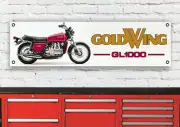 BR88B GL1000 GOLDWING 1975 INSPIRED WORKSHOP FLEXIBLE BANNER SIGN