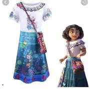 Kids Disney Encanto Mirabel Madrigal Cosplay Costume