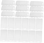 GARIOUANS 25pcs Clamshell Molds for DIY Wax Melts Heart Shaped Containers for Handmade Crafts and Jewelry Storage Versatile Transparent Design for Efficient Organization