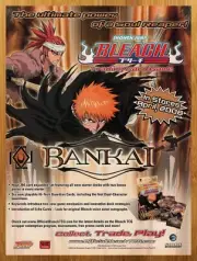 2008 Bleach TCG Bankai Print Ad/Poster Manga Anime Trading Card Game CCG Art 00s