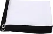 KONTONTY Portable Projector Screen 100'' Polyester Movie Curtain Easy to Assemble Reusable