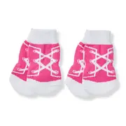 All Day Lace Up Faux Shoe Pet Socks Pink