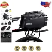 Versatile Waterproof Bicycle Trunk & Pannier Bag - Cargo Rack Compatible