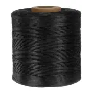 300D Waxed Thread 547 Yards Polyester Leather Sewing Waxed String Black
