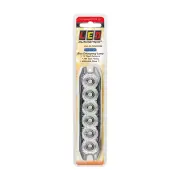 LED Autolamps Blue Emergency Warning Light 6 LED 14 Flash Patterns Lamp Blister