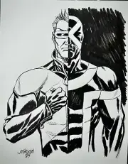 Revolutionary Cyclops New X-Men Cyclops Illustration By Dave Johnson