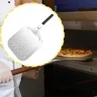 Pizza Spatula Foldable Handle Square Pizza Peel for Oven Flatbread Dough
