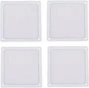 Dust Filter PC 140mm for PC Cooler Fan, Magnetic Frame PC Fan Dust Mesh PC Cooler Filter, Dustproof Computer Fan Grills (White)