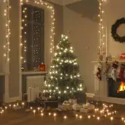 400 LED Warm White String Lights 40m 8 Lighting Effects Indoor Outdoor Decor