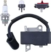 Ignition Coil Primer Bulb Stop Switch Kit for for Husq/Varna 235R 232L 232R 235 R II Replace OEM for 537038501