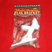 Vtg. NCE Flag Bracket Windsock Metal Flag Banner Pole Holder 45- 80 Degrees NIP